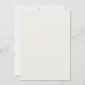 Modern Minimalist Elegant Wedding Invitations セーブザデート (裏面)