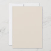 Modern Minimalist Elegant Wedding Invitations セーブザデート (裏面)