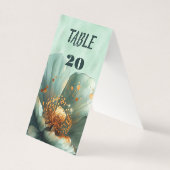 Modern Minimalist Emerald and Gold Wedding (正面)