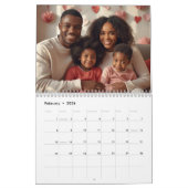 Modern Minimalist Family Photo Calendar カレンダー (2月 2026)