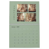 Modern Minimalist Family Photo Calendar 2026 カレンダー (1月 2027)