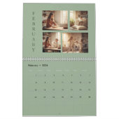 Modern Minimalist Family Photo Calendar 2026 カレンダー (2月 2026)
