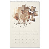 Modern Minimalist Family Photo Calendar 2026 カレンダー (1月 2026)