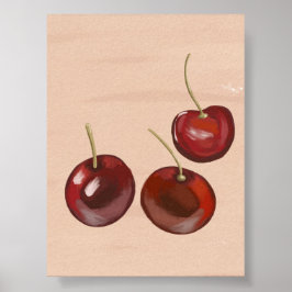 Modern Minimalist Fruit Art Print ポスター