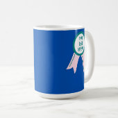 “Modern Minimalist Funny Dad Joke Survivor Korean  コーヒーマグカップ (正面右)