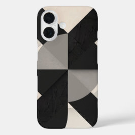 Modern Minimalist Geometric iPhone 16ケース