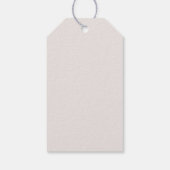 Modern Minimalist Geometric Frame Wedding  ギフトタグ (裏面)