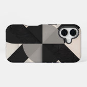 Modern Minimalist Geometric  iPhone 16ケース (裏面横)