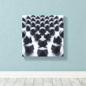 Modern Minimalist Geometric Matrix - Abstract 3D キャンバスプリント (インサイチュ (ウッドフロア))