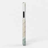 Modern Minimalist Geometric Maze - Elegant Sage Gr Case-Mate iPhoneケース (裏面/右)