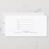 Modern Minimalist Gift Certificate (裏面)