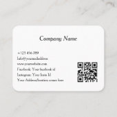 Modern Minimalist Interior Photo | Vacation Rental 名刺 (裏面)