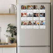 Modern Minimalist January 2026 Photo Calendar マグネット