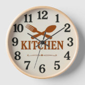 Modern Minimalist Kitchen Wall Clock –  壁時計 (正面)