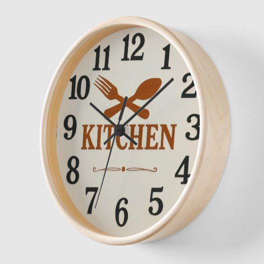  Modern Minimalist Kitchen Wall Clock –  壁時計 (傾斜)