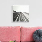 Modern Minimalist Linear Perspective - Abstract 3D キャンバスプリント (インサイチュ (リビング))