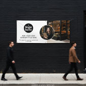 Modern Minimalist Logo Professional Business  横断幕