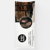 Modern Minimalist Logo Professional Business  横断幕 (縦)