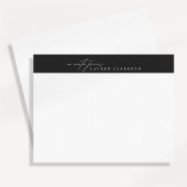 Modern Minimalist Logo Style Note Card 招待状