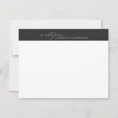Modern Minimalist Logo Style Note Card 招待状 (正面)