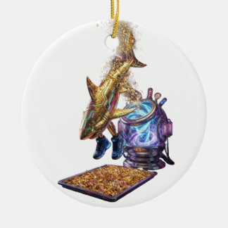 Modern Minimalist Luxury Cyber Shark セラミックオーナメント