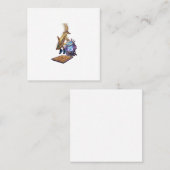 Modern Minimalist Luxury Cyber Shark - Neon Aesthe スクエア名刺 (正面/裏面)