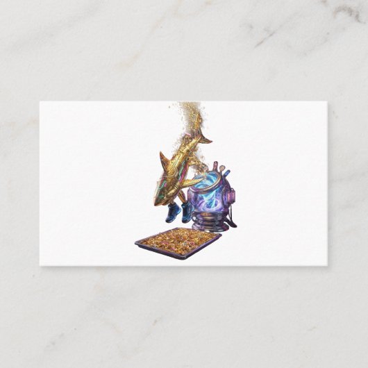 Modern Minimalist Luxury Cyber Shark - Neon Aesthe 名刺 (正面)