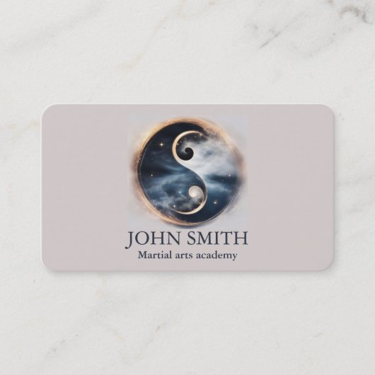 Modern Minimalist Martial Arts Yin Yang Karate  名刺 (正面)