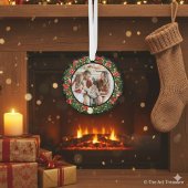 Modern Minimalist Merry Christmas Family Photo オーナメント