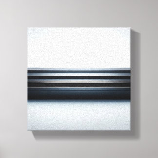 Modern Minimalist Metallic Horizon Art - Abstract キャンバスプリント