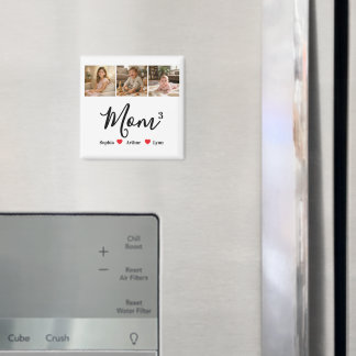 Modern Minimalist Mom Custom Photo & Name Keepsake マグネット