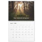 Modern Minimalist Nature 2026 Wall Calendar カレンダー (3月 2026)