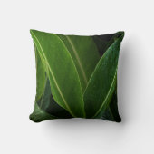 Modern Minimalist nature - Green Leaf Tropical クッション (正面)