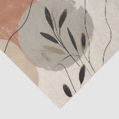 Modern Minimalist Organic Abstract Shapes Pattern 薄葉紙 (詳細)