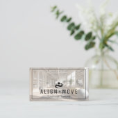 Modern Minimalist Photos Personal Trainer & Coach 名刺 (スタンド正面)