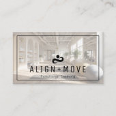 Modern Minimalist Photos Personal Trainer & Coach 名刺 (正面)