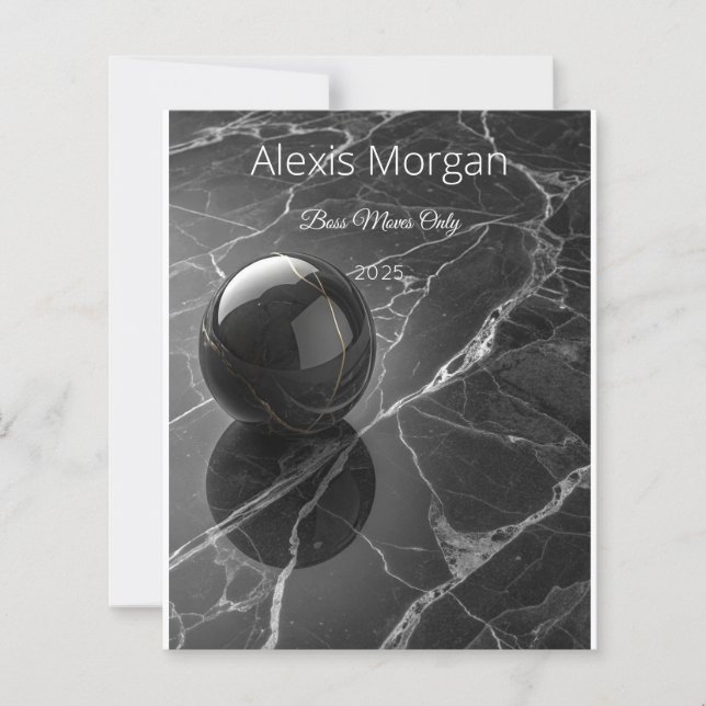 Modern Minimalist Pink-Purple Border Template (正面)