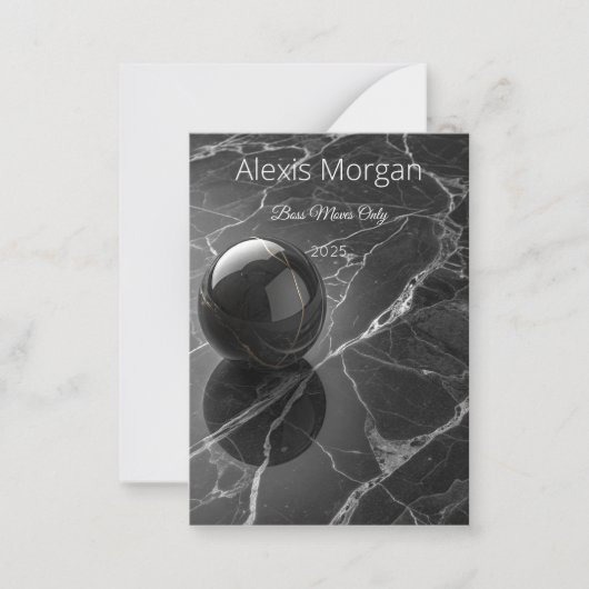 Modern Minimalist Pink-Purple Border Template ノートカード (正面)