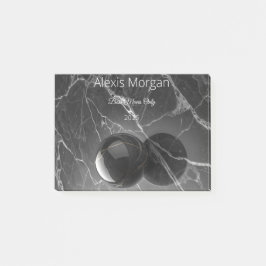 Modern Minimalist Pink-Purple Border Template ポストイット