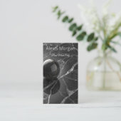 Modern Minimalist Pink-Purple Border Template ロイヤリティカード (スタンド正面)