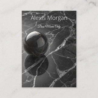 Modern Minimalist Pink-Purple Border Template 名刺