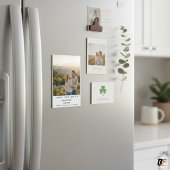 Modern Minimalist Polaroid Wedding Save the Date マグネット招待状