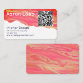 Modern Minimalist Professional Business Card 名刺 (正面/裏面)