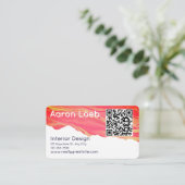Modern Minimalist Professional Business Card 名刺 (スタンド正面)