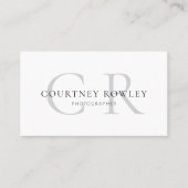 Modern minimalist professional business card 名刺 (正面)