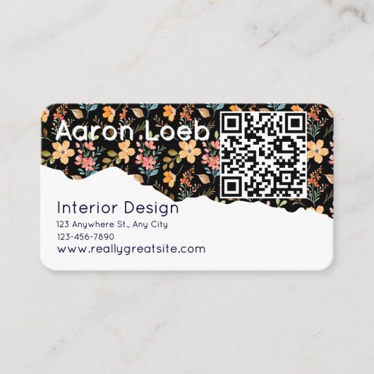 Modern Minimalist Professional Business Card 名刺 (正面)