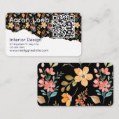 Modern Minimalist Professional Business Card 名刺 (正面/裏面)