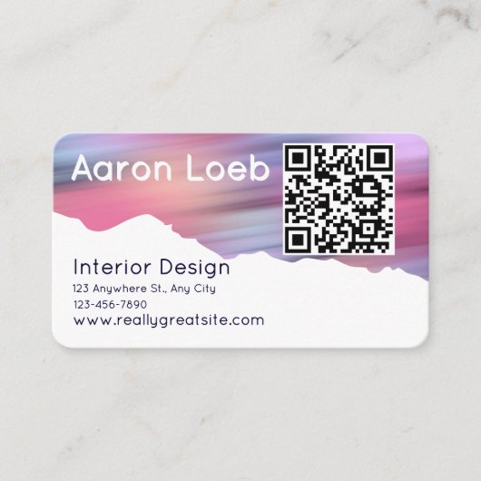 Modern Minimalist Professional Business Card 名刺 (正面)