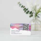 Modern Minimalist Professional Business Card 名刺 (スタンド正面)