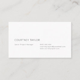 Modern minimalist professional business card 名刺